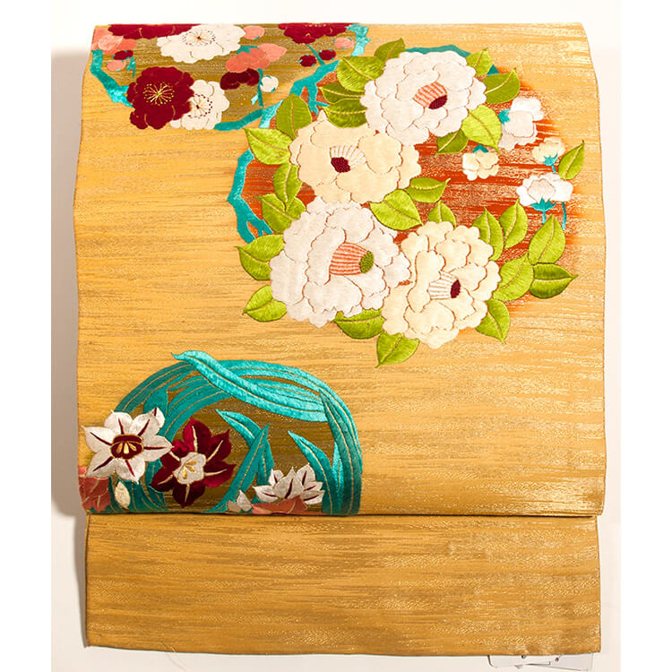 黄金色　花丸　丸帯