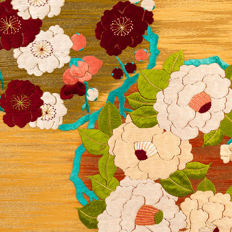 黄金色　花丸　丸帯