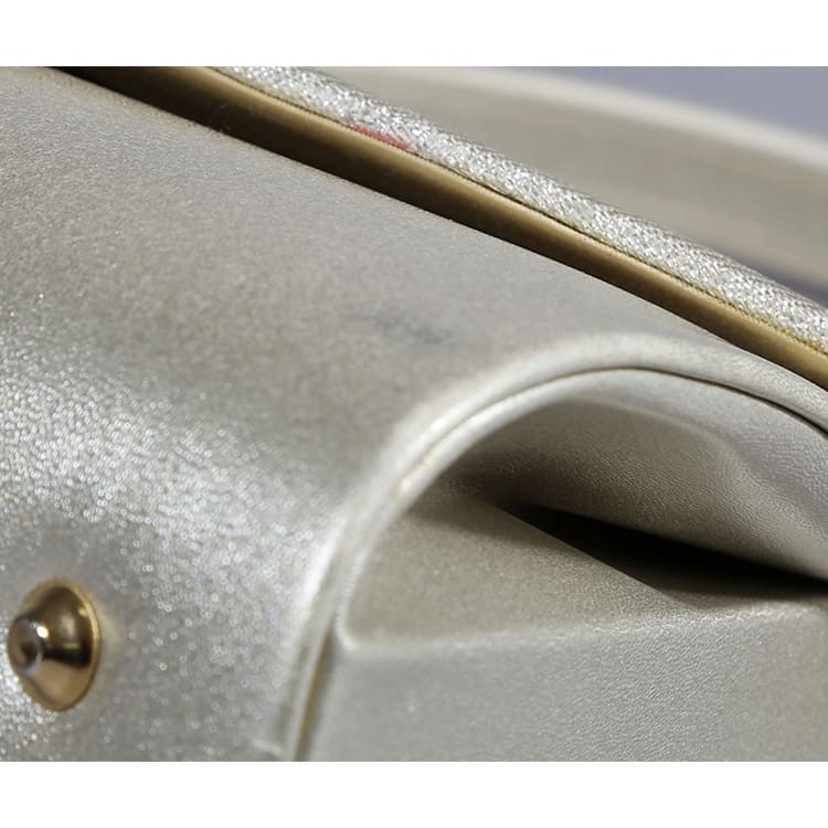 草履バッグ　シャンパンゴールド