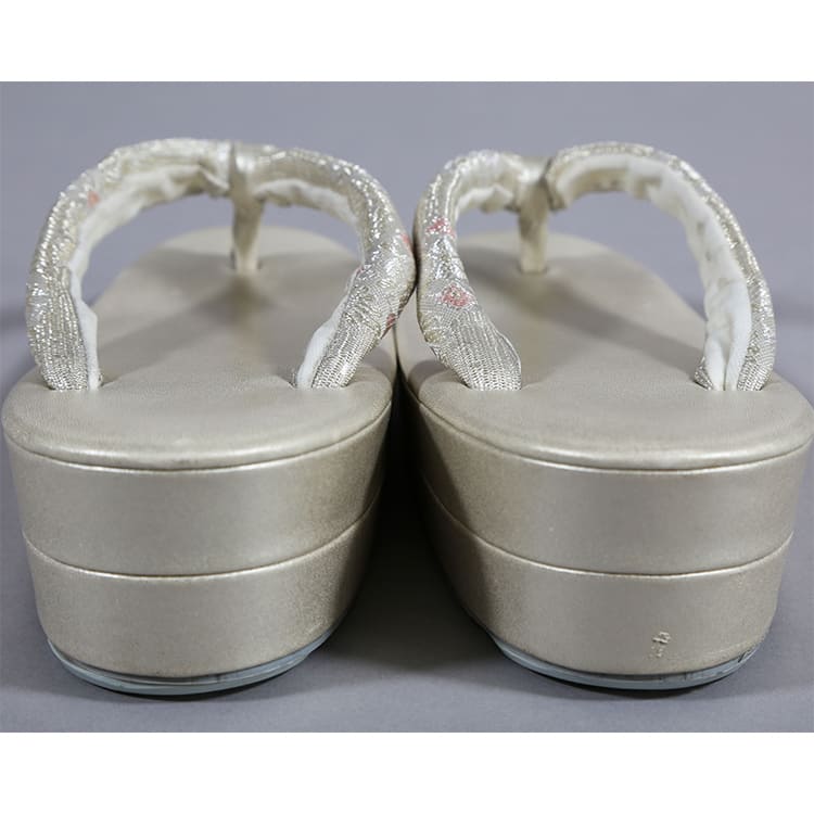 草履バッグ　シャンパンゴールド