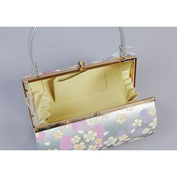 シルバー　ボルドーぼかし　桜