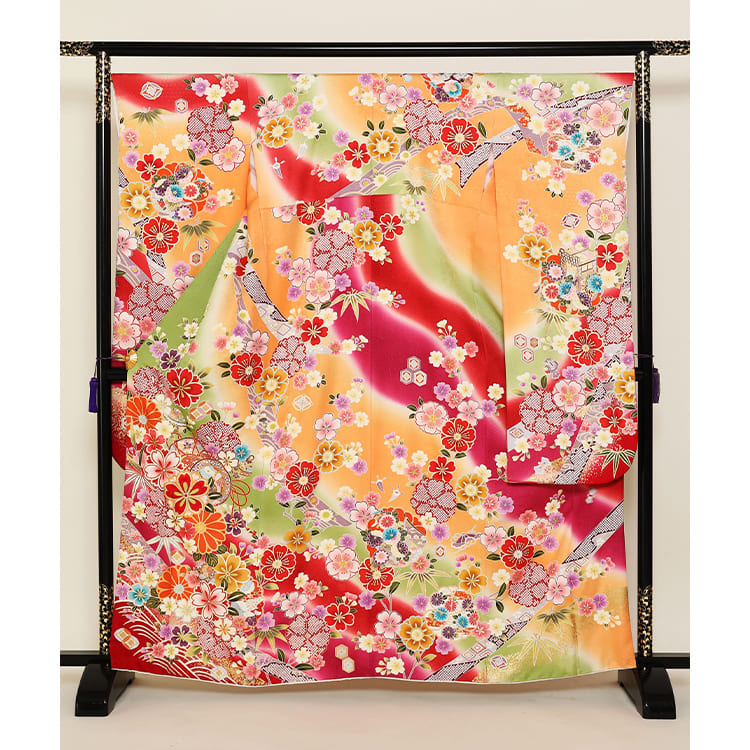 道長ぼかし　花に鼓