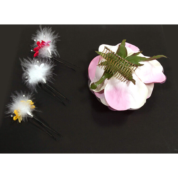 フラワー髪飾り（展示品） 訳あり