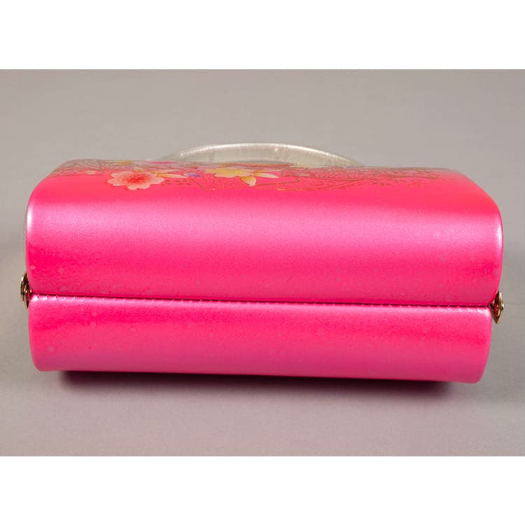 シルバー×ピンク　桜　草履バック