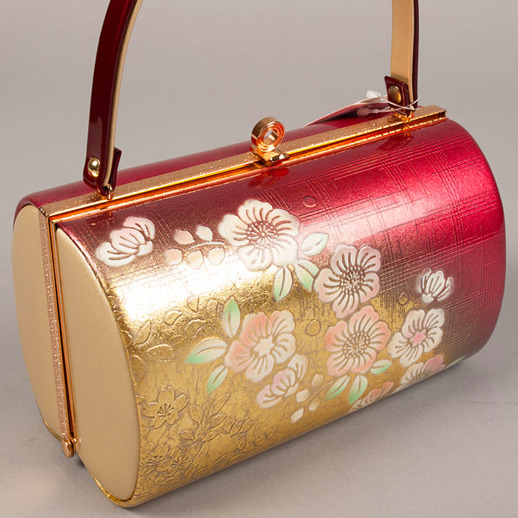 金赤辻ケ花　草履バック