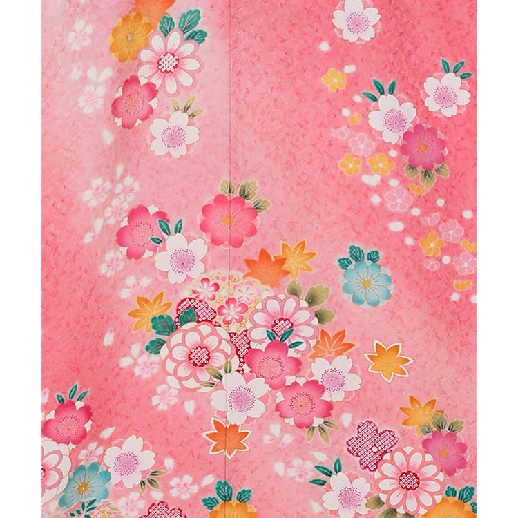 サーモンピンク花流水