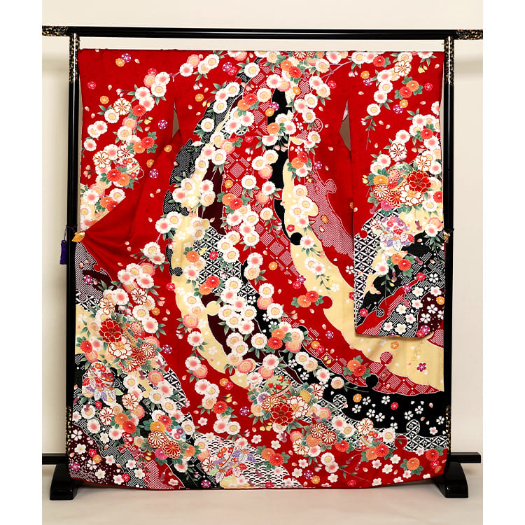 雪輪流れに華てまり